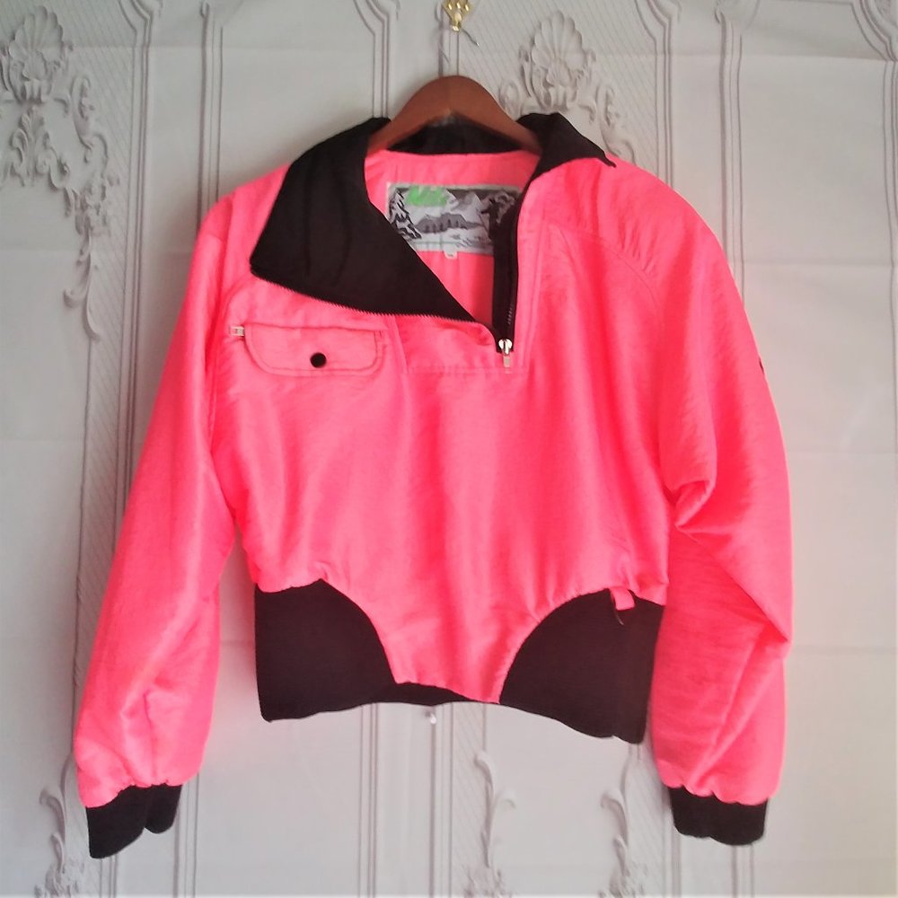 Nils Ski Jacket - Size 10 - Color Block - Y2K - Pink